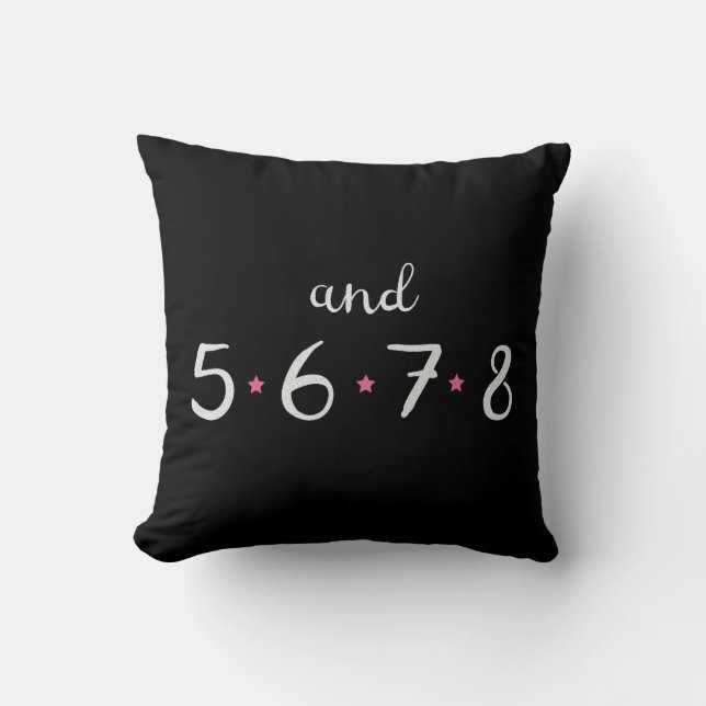 5678 Dance Pillow (Front)