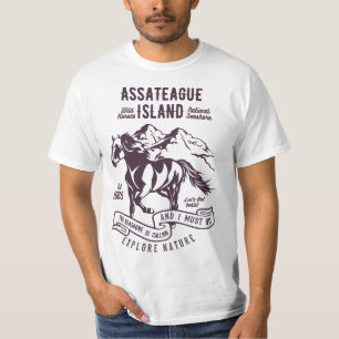 567s8sateague Island National Seashore Wild Horses T-Shirt
