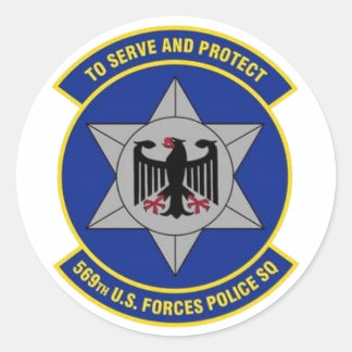 569th USFPS Decal Classic Round Sticker