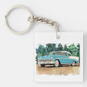 56 Chevy Key Ring
