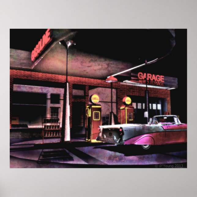 56 Gas Station Poster (Front)