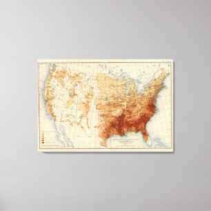 56 Proportion Negro population Canvas Print