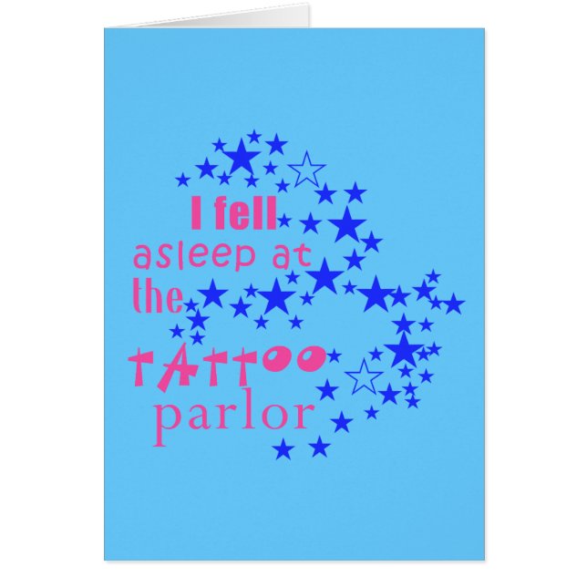 56 Stars Fell Asleep at Tattoo Parlour (Front)