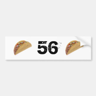56 Tacos Bumper Sticker