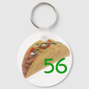56 Tacos Key Ring
