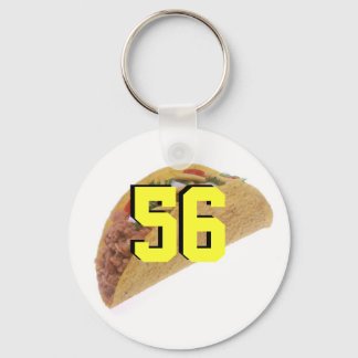 56 Tacos Key Ring