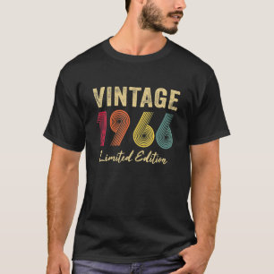56 Year Old Gifts Vintage 1966 Limited Edition T-Shirt