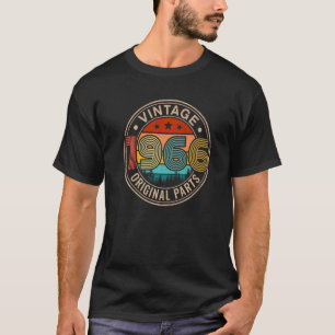 56 Year Old Vintage 1966 Original Parts 56th Birth T-Shirt