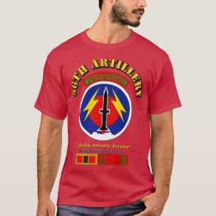 56th Artillery Pershing w Svc Medals T-Shirt