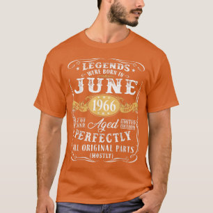 56th Birthday Decoration Legends Were Born In June T-Shirt