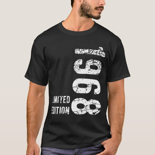 56th Birthday Gift 1968 Limited Edition 56 Years T-Shirt (Front)