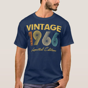 56Th Birthday Gift Idea Vintage 1966 Men Women T-Shirt