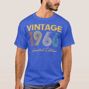 56Th Birthday Gift Idea Vintage 1966Men Women  T-Shirt