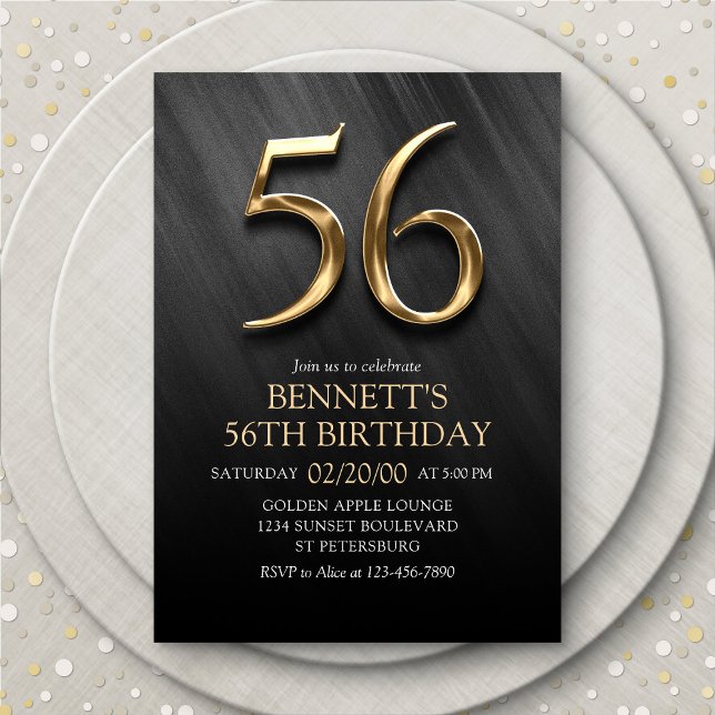 56th Birthday Invitation (Creator Uploaded)