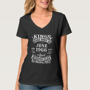 56th Birthday Legends Born In June 1966 56 Years T-Shirt