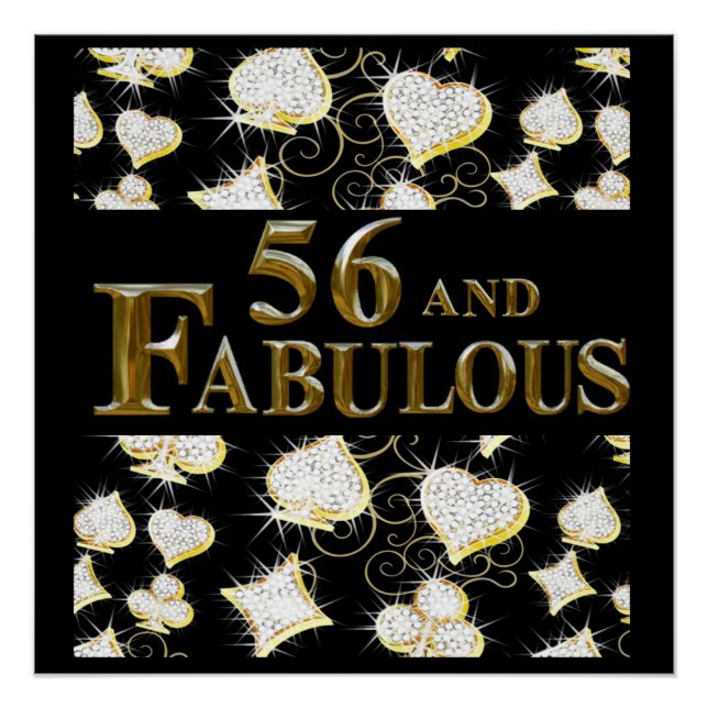 56th  Birthday  Poster (Front)