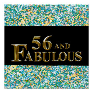 56th  Birthday  Poster