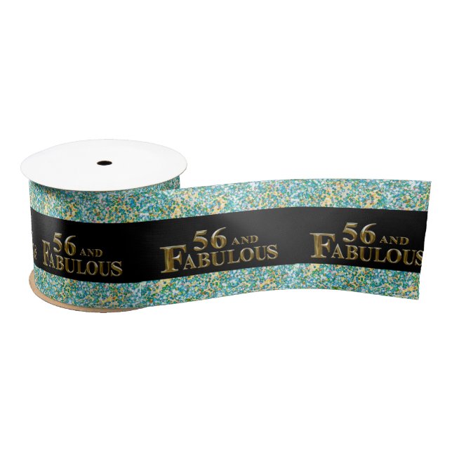 56th  Birthday  Satin Ribbon (Spool)