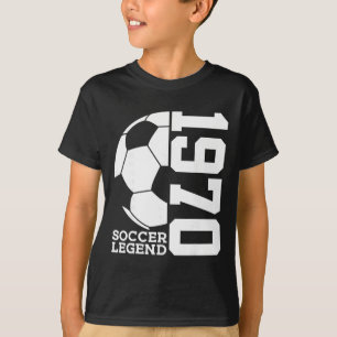 56th Birthday Soccer Legend 1970  T-Shirt