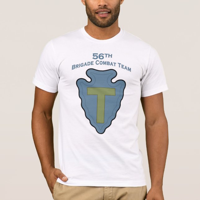 56th Brigade Combat Team shoulder patch T-shirt (Front)