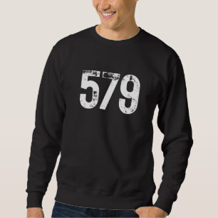 579 Area Code Granby QC Mobile Telephone Area Code Sweatshirt