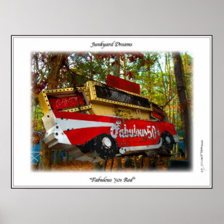 57 Chevy Belair Fabulous Fifties Junkyard Sign