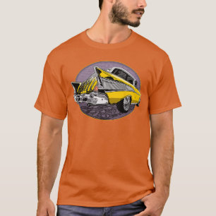 57 chevys truck yellow vintage cars gift T-Shirt