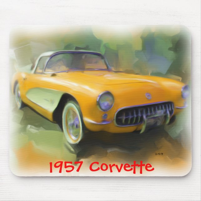 57' Corvette Mouse Mat (Front)