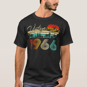57 Year Old Boys Girls Vintage 1966 57th Birthday  T-Shirt