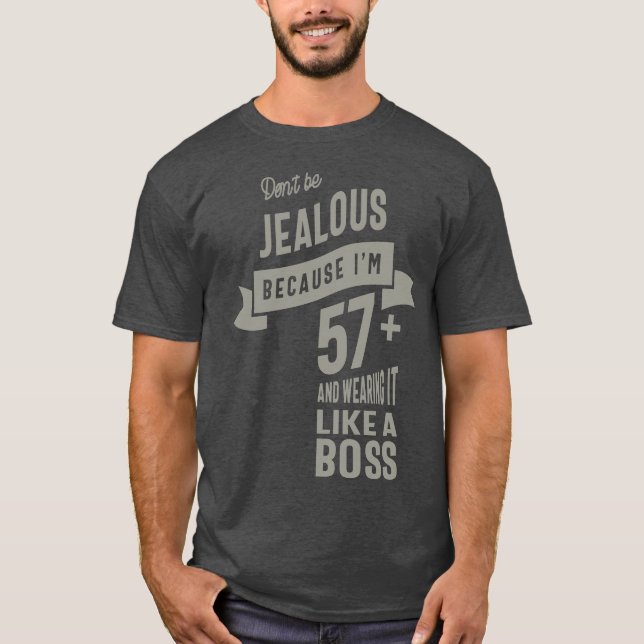 57 Years Old Birthday Gift T-Shirt (Front)