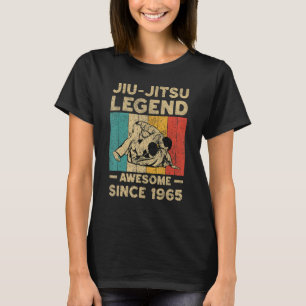 57 Years Old BJJ Jiu Jitsu Legend Awesome Since 19 T-Shirt