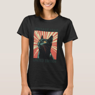 57 Years Old Gift Vintage 1968 Cat Lover 57th Birt T-Shirt