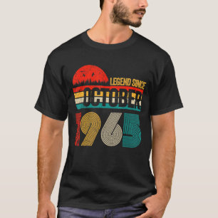 57 Years Old Legend Since October 1965 57th Birth T-Shirt