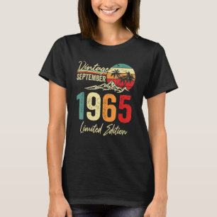 57 Yr Old Vintage September 1965  57th T-Shirt