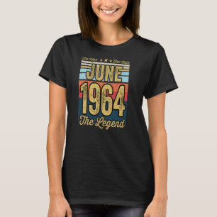 57th Birthday The Man The Myth The Legend June 196 T-Shirt