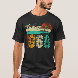 57th Birthday Vintage 1966 57 Year Old Men Women T-Shirt