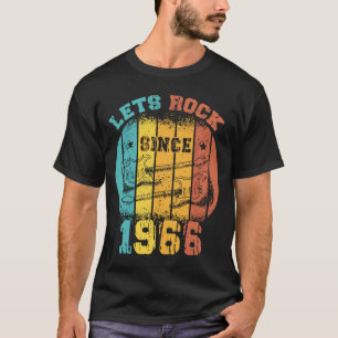 57th Birthday Vintage 1966 Retro 57 Years old Guit T-Shirt