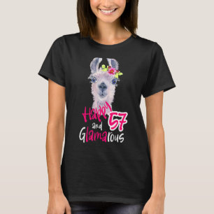 57th Birthday Women Turning 57 For Her Decoration T-Shirt