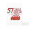 57th year birthday designs