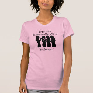 58192, Party Girl Bachelorette Party (Bridesmaid) T-Shirt