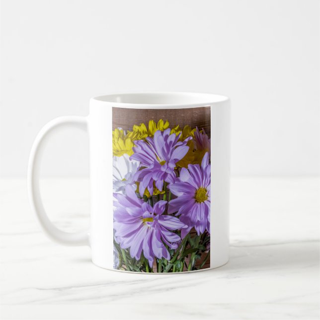 5869-Pink Daisies Coffee Mug (Left)
