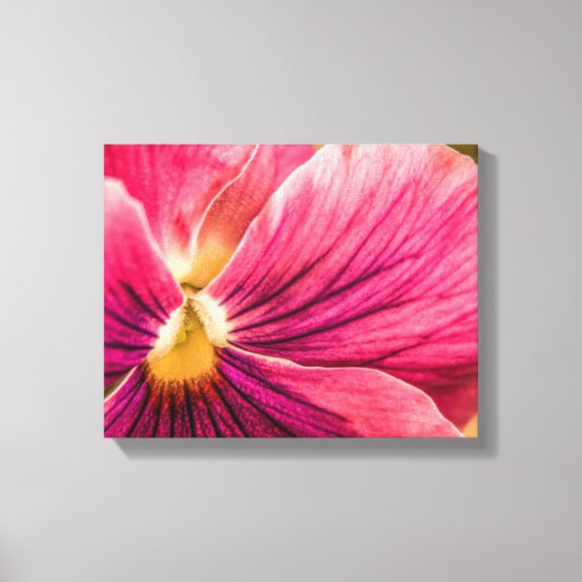 5880-Red Pansy Canvas Print (Front)