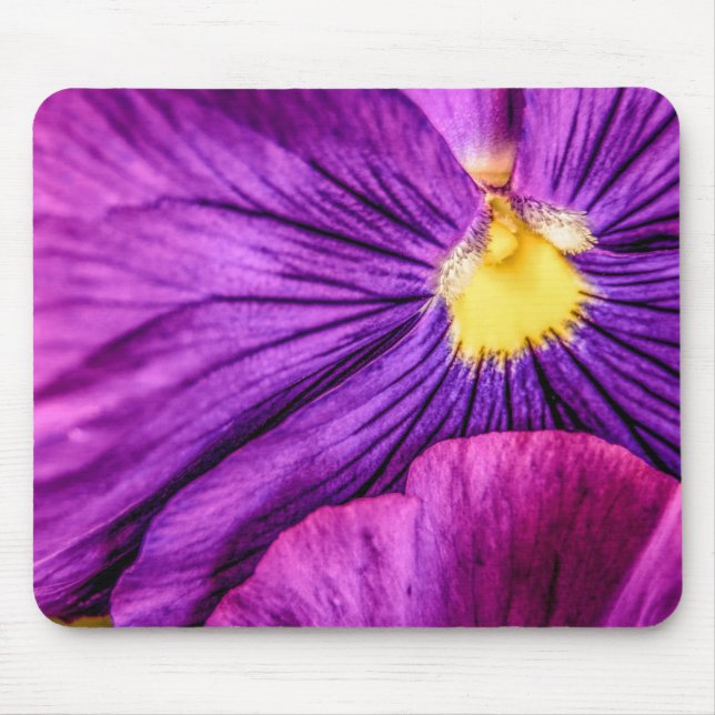5884-Purple Pansy Mouse Mat (Front)