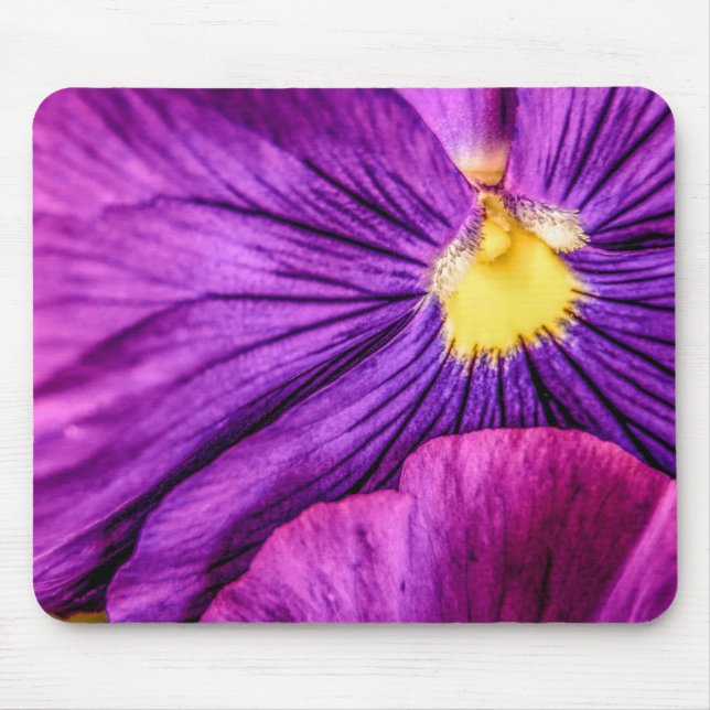 5884-Purple Pansy Mouse Mat (Front)