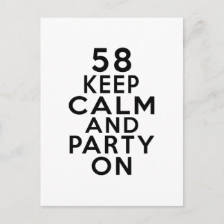 58  birthday designs postcard