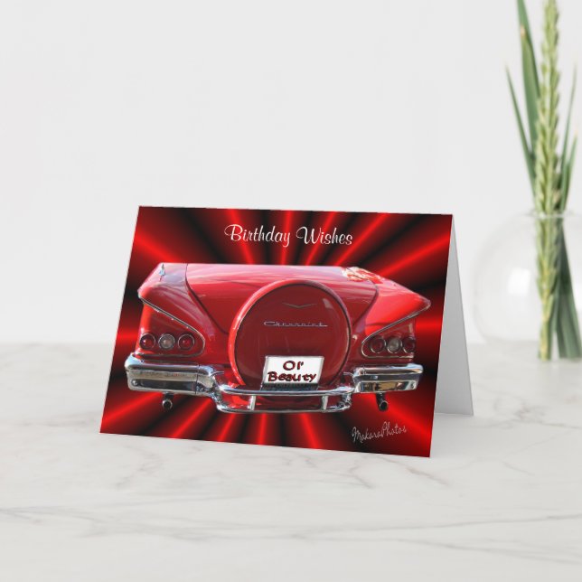 58 Classic-any occasion-customise Card (Front)