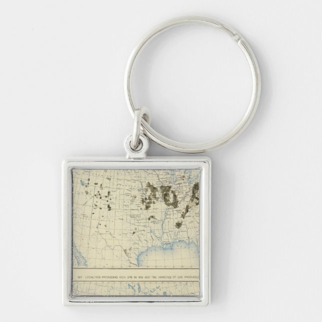 58 Coal 1890, iron ore 1889 Key Ring (Front)