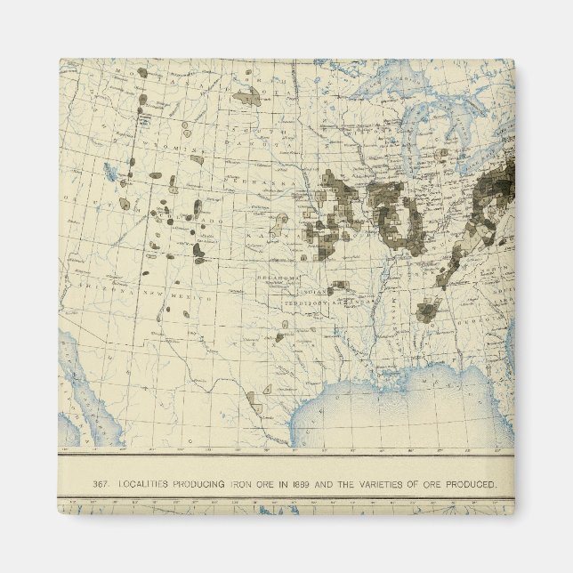 58 Coal 1890, iron ore 1889 Magnet (Front)