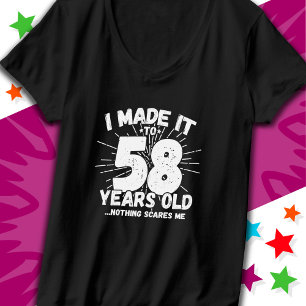 58 Year Old Sarcastic Meme Funny 58th Birthday T-Shirt
