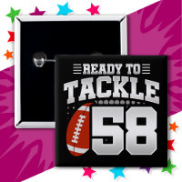 58 Year Old Tackle Football Party 58th Birthday